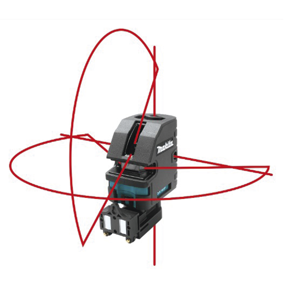 Nivel Laser Vel.Rotacion Bateria 2 Lineas 4 puntos
