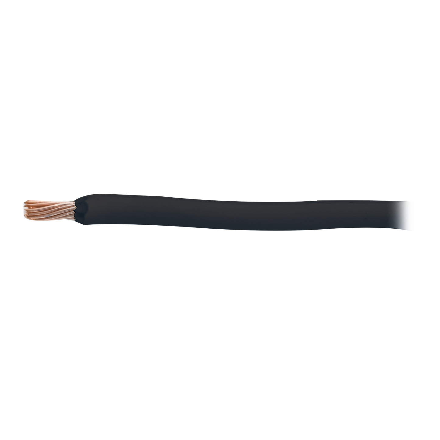 Cable Eléctrico 18 AWG Color Negro, Conductor de Cobre Suave Cableado. Aislamiento de PVC, Auto-Extinguible. Bobina de 100 Metros (328.08 Pies)