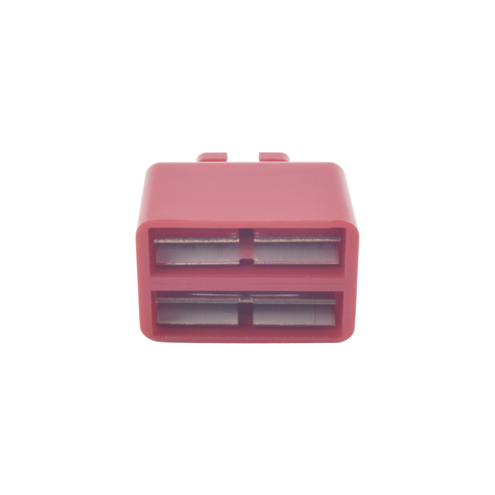 Clip de Puente, Para Uso con Regletas S66 de Siemon, de 1 par, Color Rojo