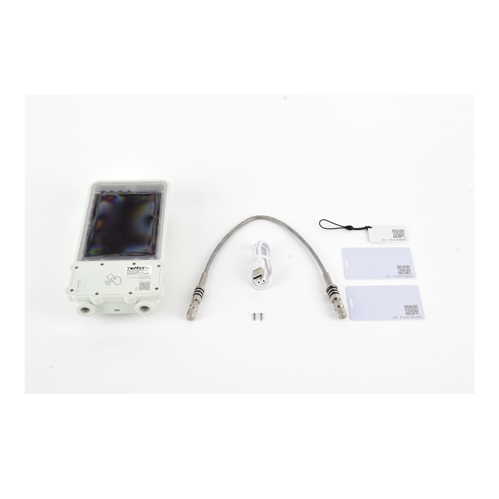Cerradura Inteligente GPS con Energía Solar / SolarGuardX 100 / Seguimiento de Activos LTE Cat-M1 / Desbloqueo por RFID BLE OTA / Impermeable IP67 / Detección de Movimiento / Alarma de Bloqueo / Batería 14400mAh / Seguridad de Datos M
