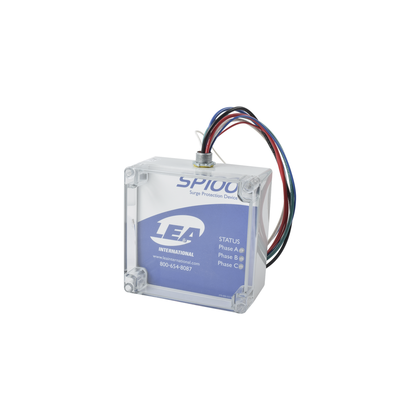 Supresor de Transitorios/Picos Para 120/208 Vac Trifásico en Y de 100 KA de Capacidad Por Fase en Gabinete NEMA 4 (B70-00-6007)