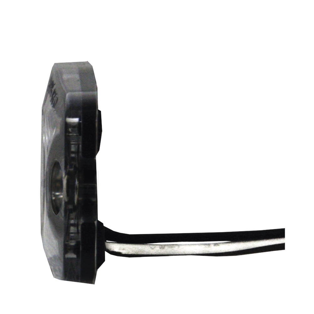 Luz Auxiliar de 3 LED, ámbar, SAE Clase I, Lente transparente