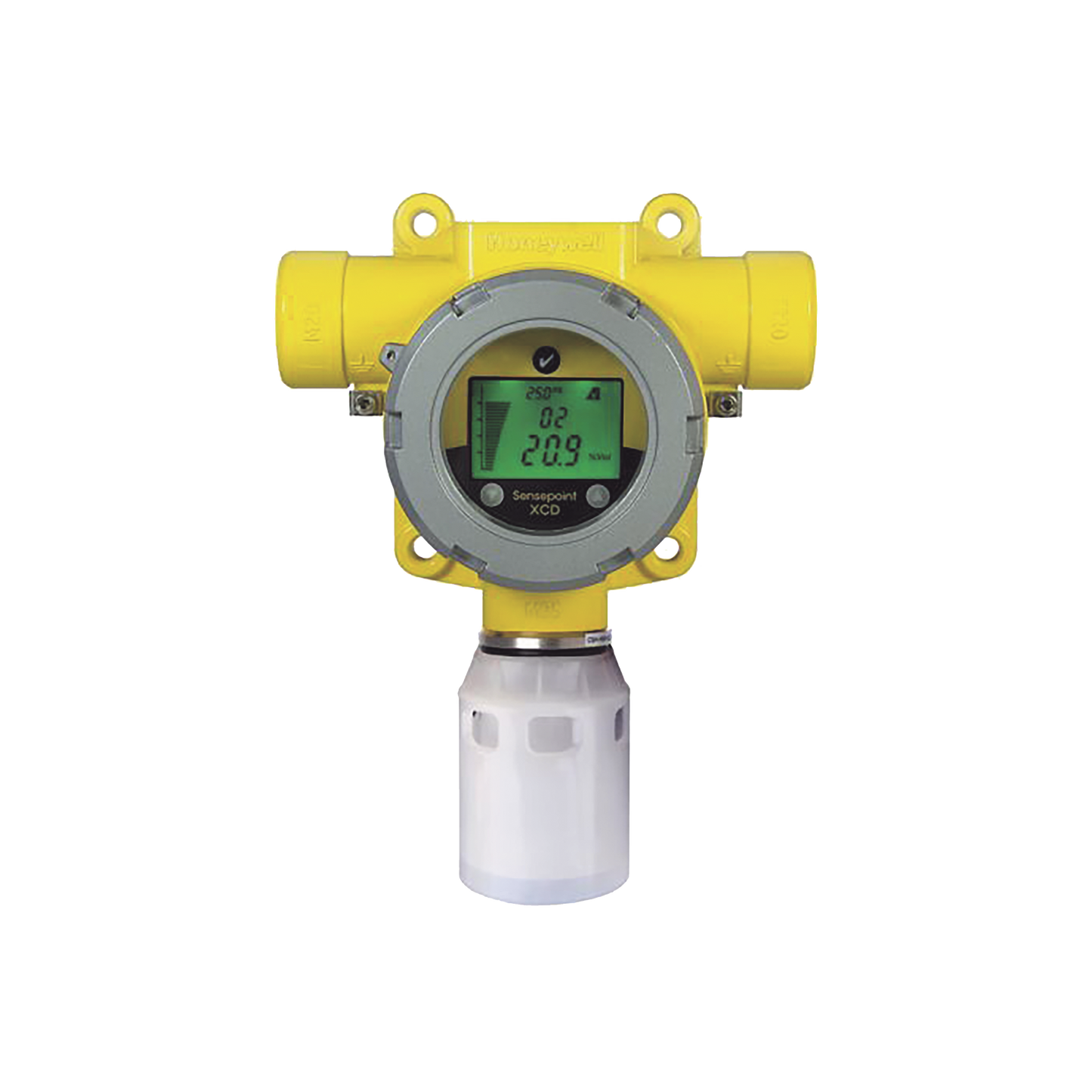 Detector Industrial De Gas, Con Sensor EC De Hidrogeno (H2) 0-1000 ppm, Salida 4-20 mA, Certificación UL/c-UL/INMETRO, Entradas 2x3/4" NPT, Carcasa Pintado De Aluminio Grado Marino, Protección Contra Intemperie De Nailon