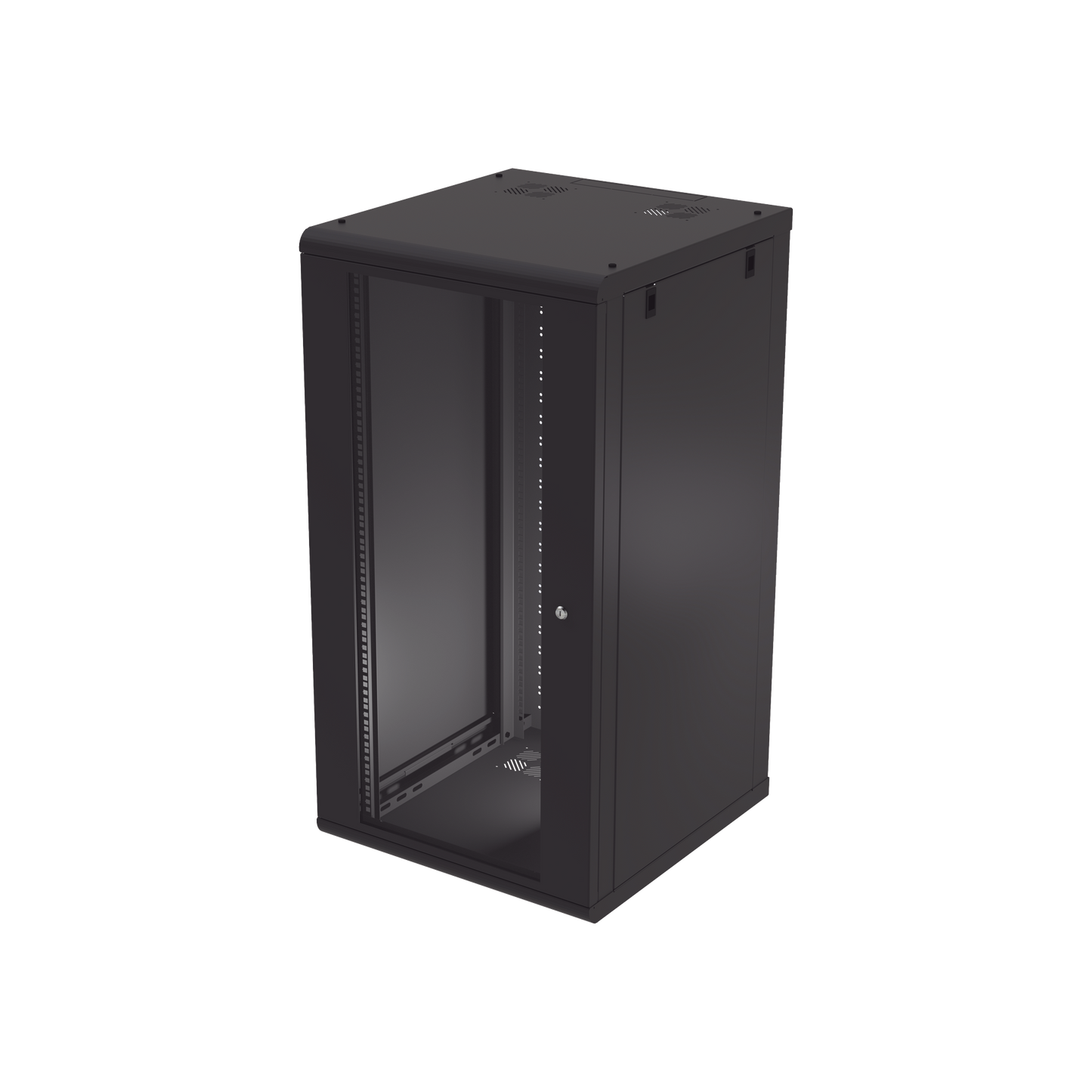 Gabinete de Pared 24U de 635 mm de Profundidad, Rack de 19'' en Acero Reforzado: Compacto y Resistente para Soluciones Profesionales