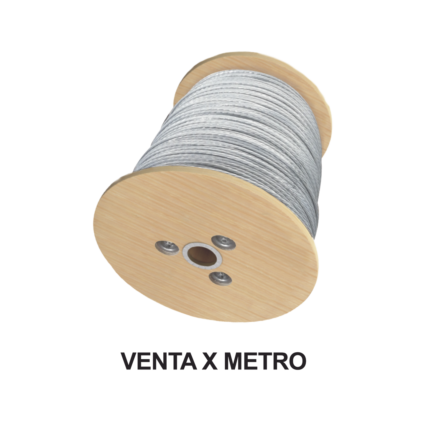 Cable Retenida 7 Hilos, Resistencia 4900 Kg. Diámetro 3/8" Galv. clase A. (Precio por Metro).