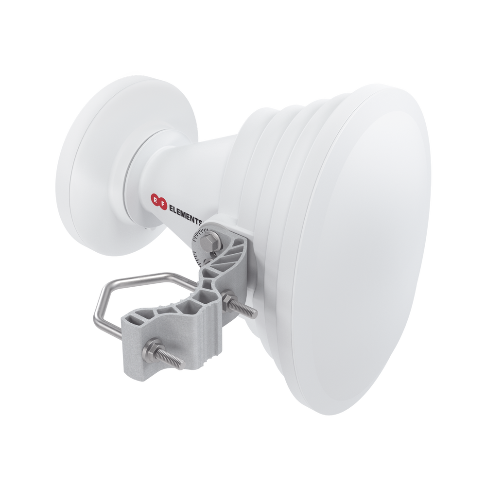 Antena Sectorial Asimétrica Starter Horn de 45º, 5150 - 5950 MHz, ganancia de 17 dBi, conexión directa con radios IS-5AC, PS-5AC y IS-M5, conexión RP-SMA
