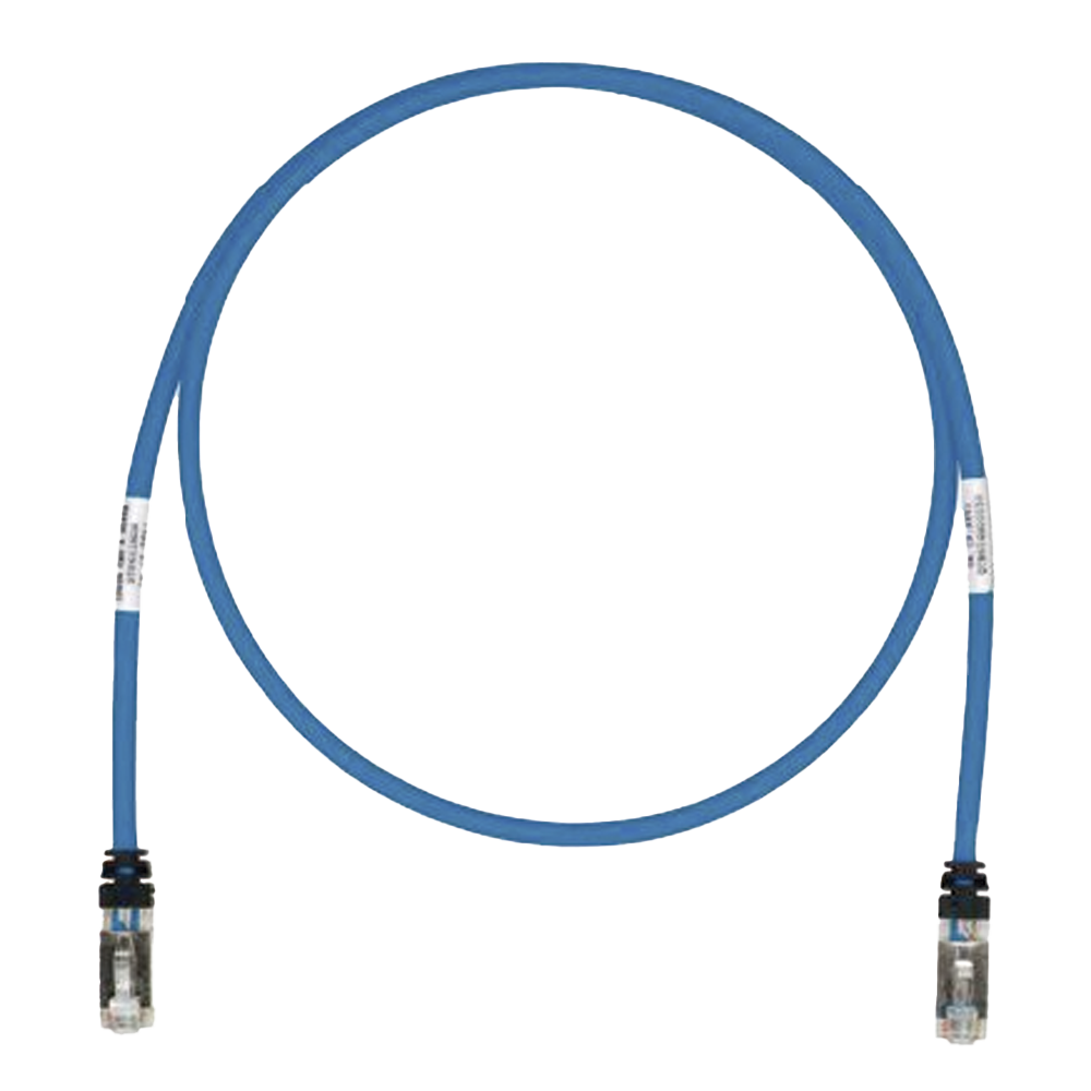Patch Cord Cat6A, Blindado S/FTP, CM/LS0H, 1 Metro, Color Azul