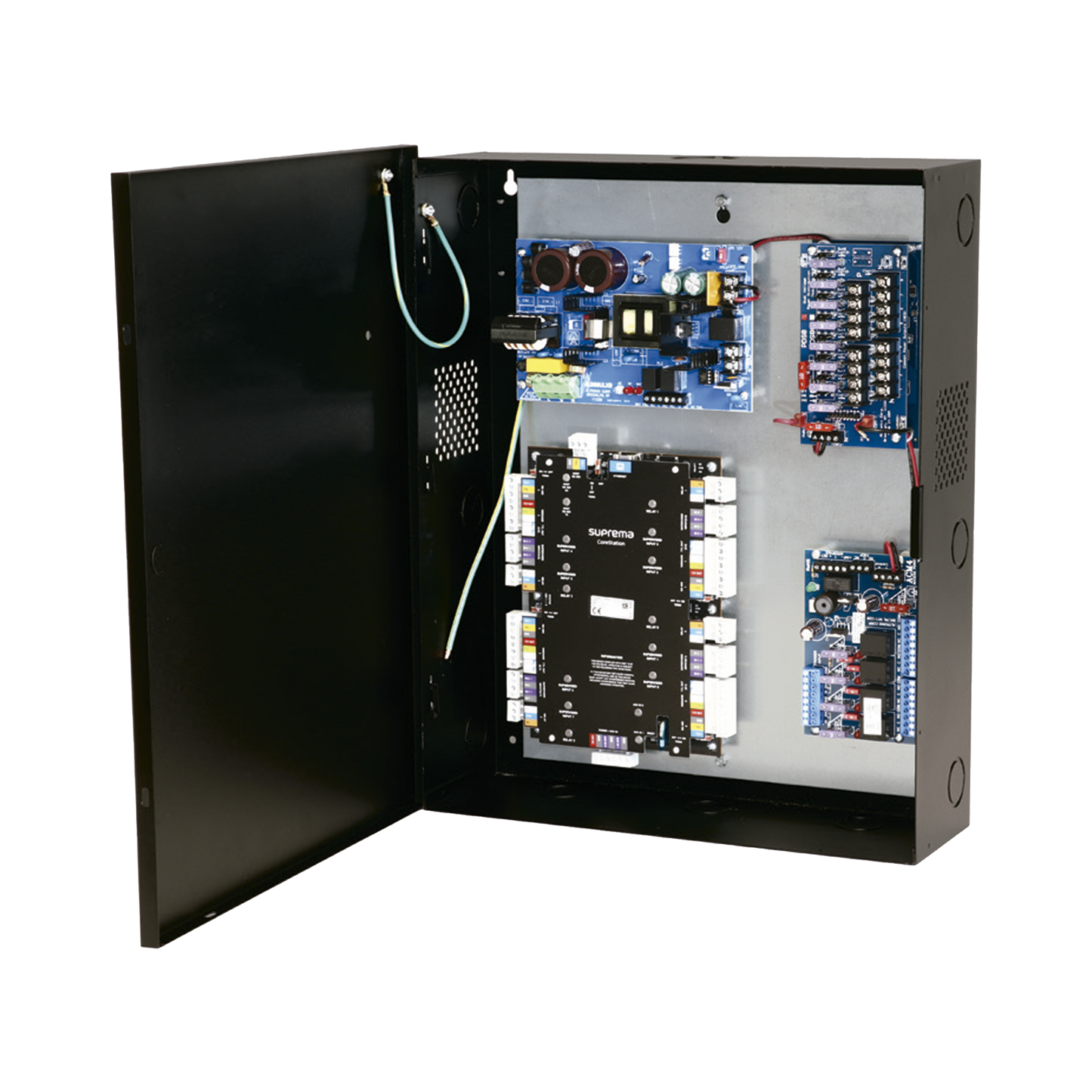 Kit de Fuente, 12 Vcc, 6 A, 72 W, Con Controlador de Acceso, Regulador de Voltaje, Distribuidor de 8 Salidas, Contiene AL600ULXB, ACM8,VR6, PDS8
