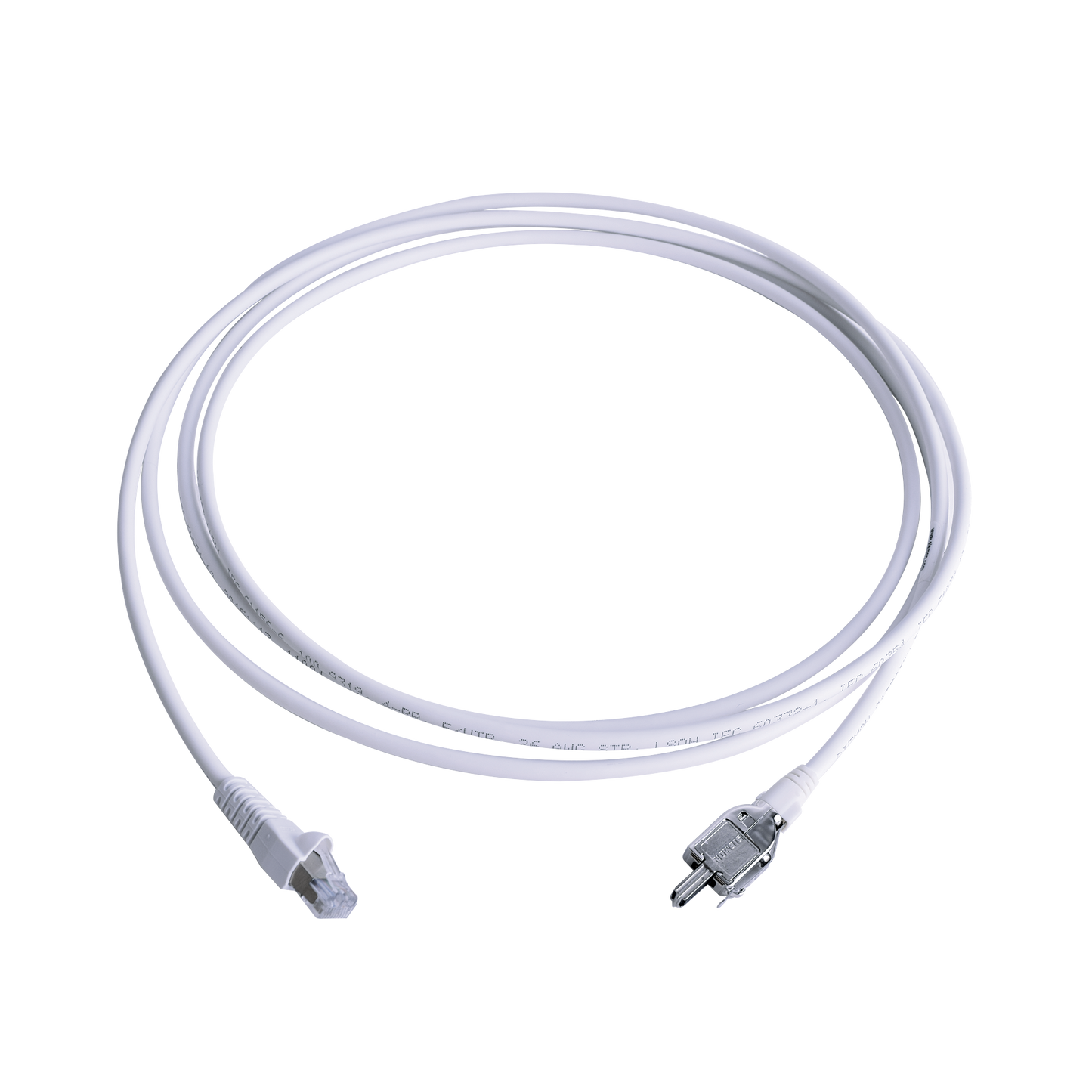 Patch Cord TERA Cat5e 10/100BASE-T, de 2 pares y conector modular, LS0H, Color Negro, 1 metro