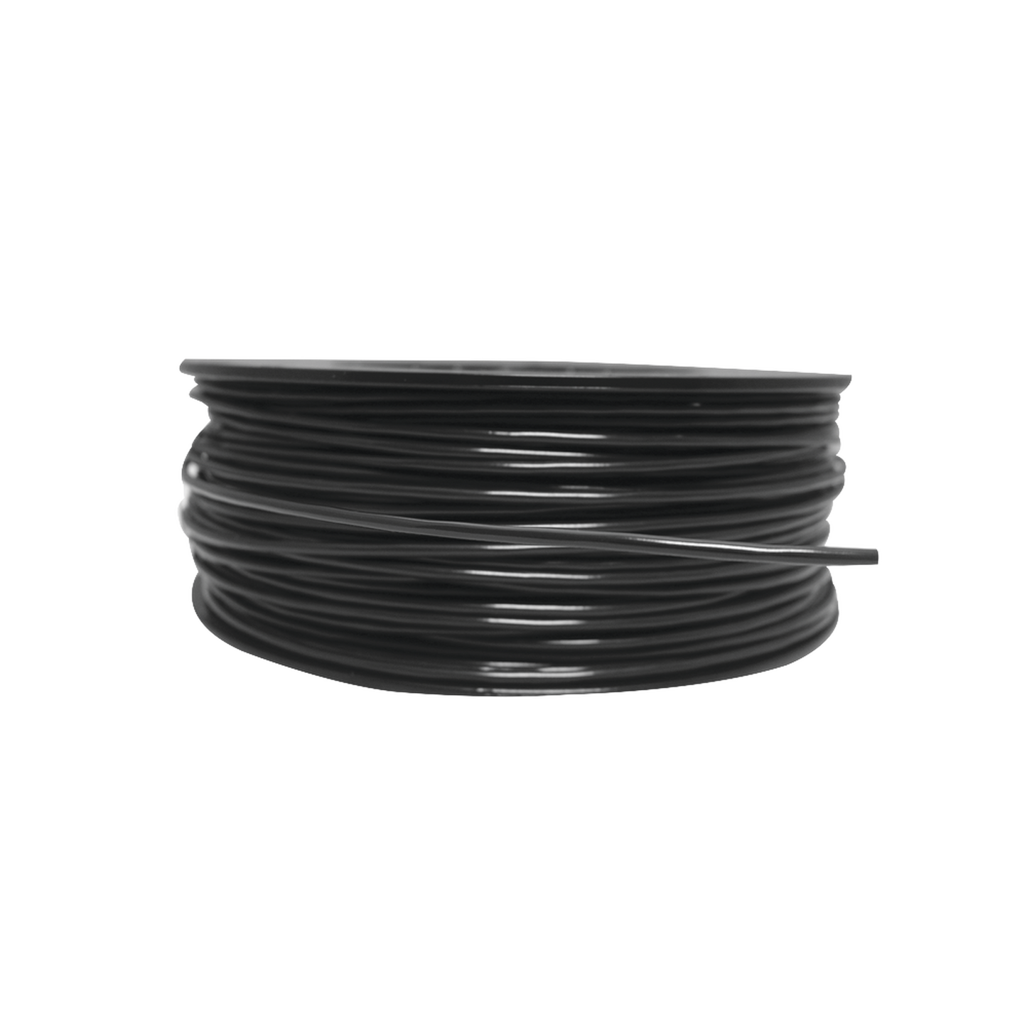 Bobina de 152 Metros de Cable Detector de Calor, Temperatura Fija 235° C, Recubrimiento de Nylon Negro para Aplicaciones en Exterior, con Guía Acerada