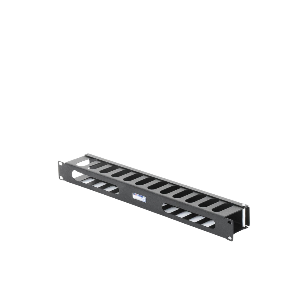 Organizador de cables horizontal de 19", 1UR