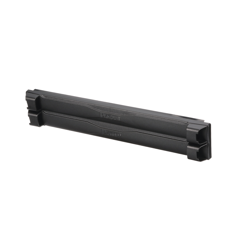 Tapa Ciega Estándar de 19in, Compatible con Racks con Rieles de Orificio Cuadrado, Instalación sin Herramienta, Plano, 2 UR, Color Negro