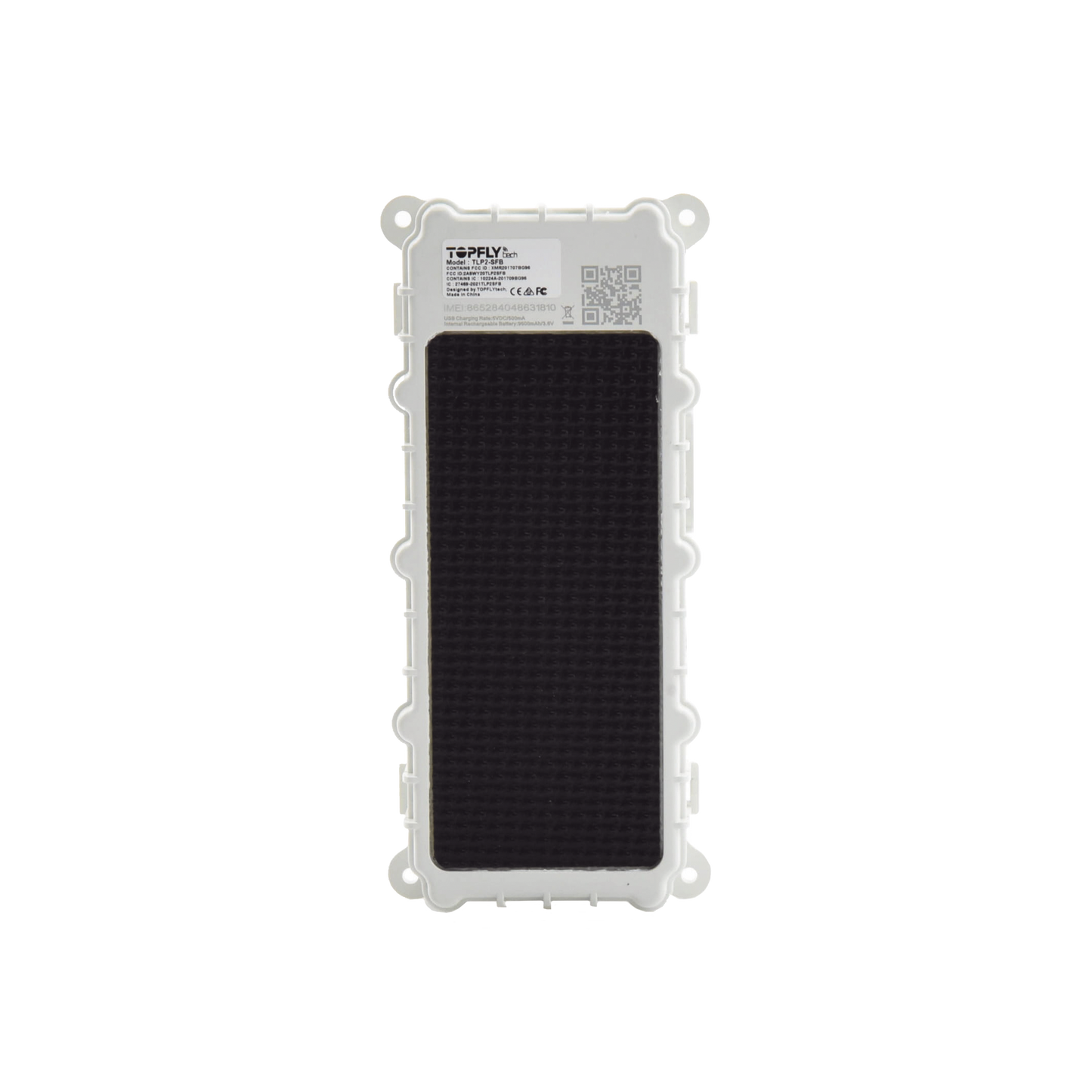 Dispositivo de Seguimiento de Activos LTE Cat-M1/NB-IoT / Tamaño Compacto / Impermeable / Funciona con Energía Solar / Alarma de Batería Baja / Seguridad de Datos MD5/AES / Recargable Li 9600 mAh / Soporte BLE 5.0