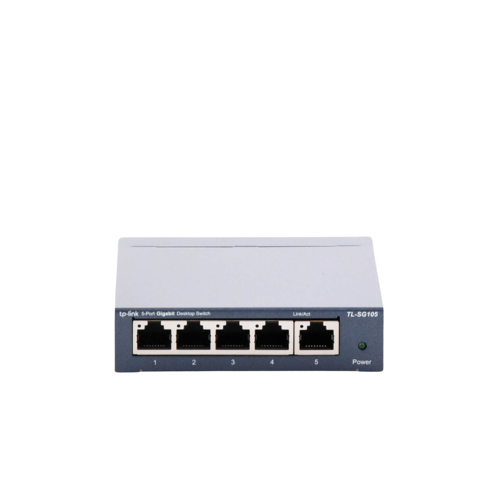 Switch Gigabit no administrable de 5 puertos 10/100/1000 Mbps
