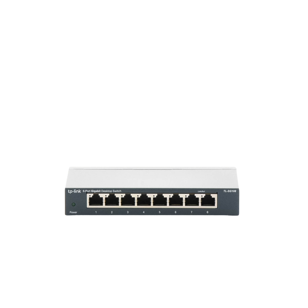 Switch Gigabit no administrable de 8 puertos 10/100/1000 Mbps
