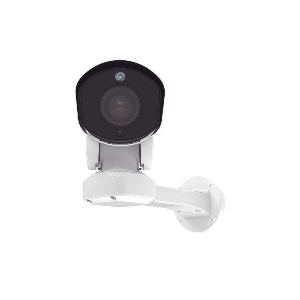 Cámara Bullet PTZ para Tráfico / Starlight Sensor / Smart IR II / 4K @30fps / Zoom Óptico 12X / IP66 / ANPR / Audio Bidireccional / PoE+ o DC 12V