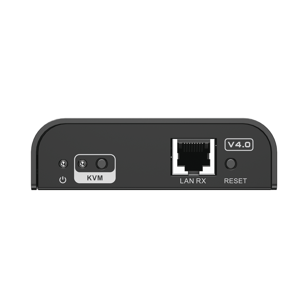 Receptor Compatible para Kits TT373KVM4.0 | Resolución 1080P @ 60 Hz | Soporta STP y UTP CAT6 | Control IR | Compatible con Switch Gigabit para control KVM múltiple.