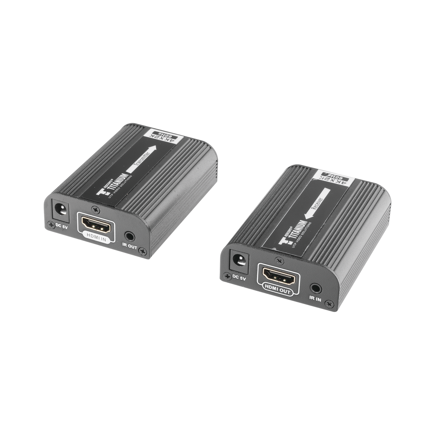 Kit Extensor HDMI para distancias de 30 metros / Resolución 4K x 2K@ 30 Hz/ Cat 6, 6a y 7 / HDCP2.2 / HDMI 2.0 / Soporta PCM, HDbitT / Soporta control remoto del equipo fuente.