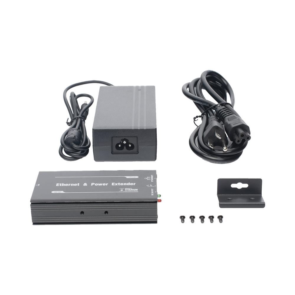 (POE 600 METROS) Receptor para Extensor PoE TT-8001TPOE / 1 Puerto para recepción de video y alimentación (PoE) / IDEAL PARA DOMOS Y CAMARAS IP / Conexión en Cascada / Soporta PTZ´s de 60 W / Soporta IEEE802.3af/at