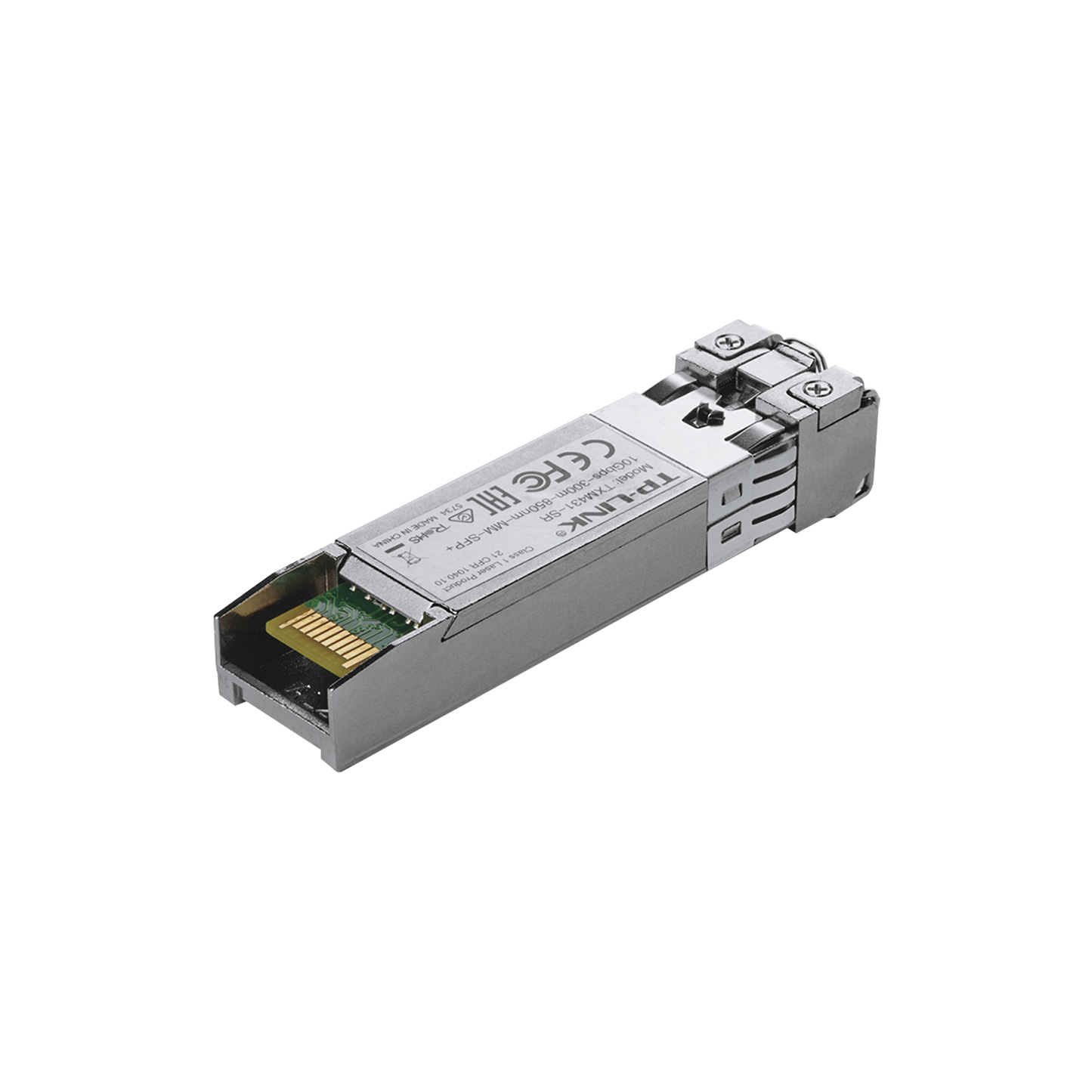 Transceptor mini-GBIC SR-SFP+ duplex Multimodo 10 G base, Distancia hasta 300 M, conector LC
