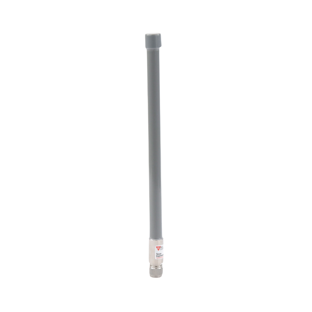 Antena Omnidireccional, mayor distancia de transmisión y recepción de señal en 360º, Doble banda de 2.4 / 5 GHz, Ganancia de 9 dBi, Conector N-macho, Adecuada para entornos exigentes