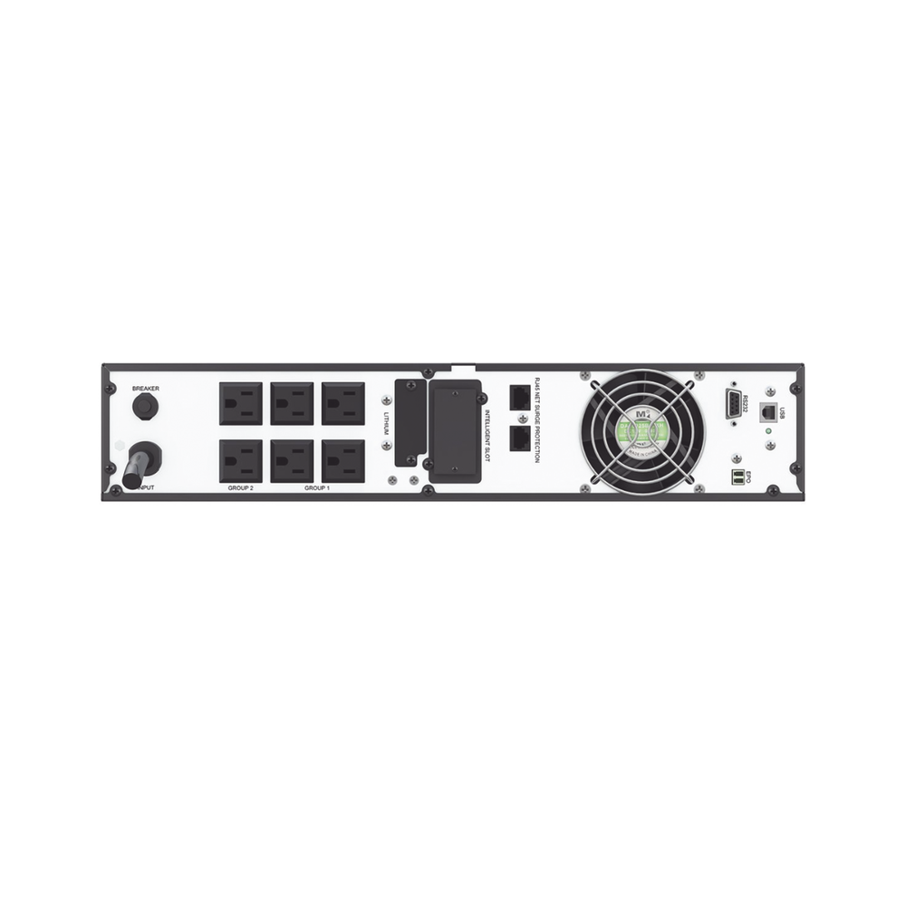 UPS SmartZone de 1500 VA/1350 W, Topología Línea Interactiva, Entrada 120 Vca NEMA 5-15P, Onda Senoidal Pura, Con Baterías de Lithium-Ion (LiFePO4) de Alto Rendimiento,2 UR, Con 6 Tomas NEMA 5-15R