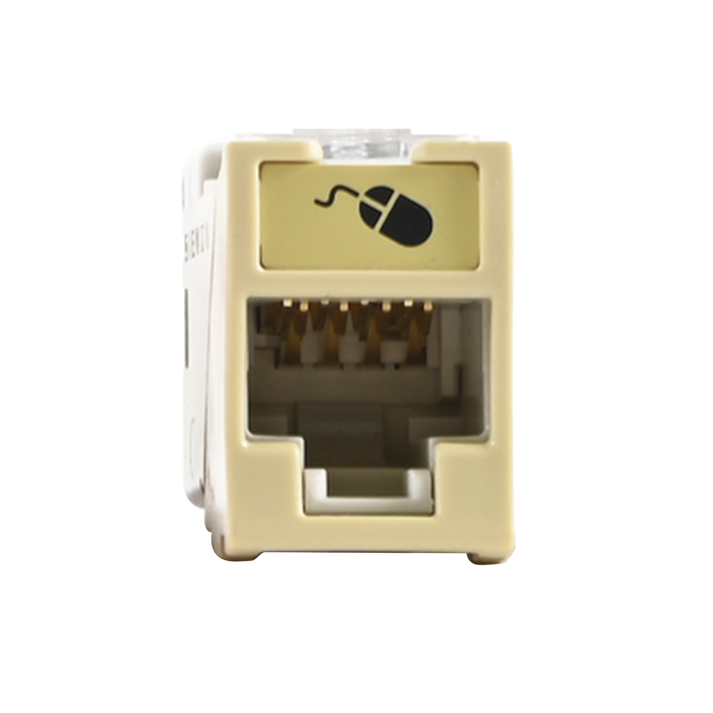 Jack Ultramax Cat6A, UTP, Montaje H�brido en Placa de Pared (Plano y Angulado), Color Marfil, Punch Down