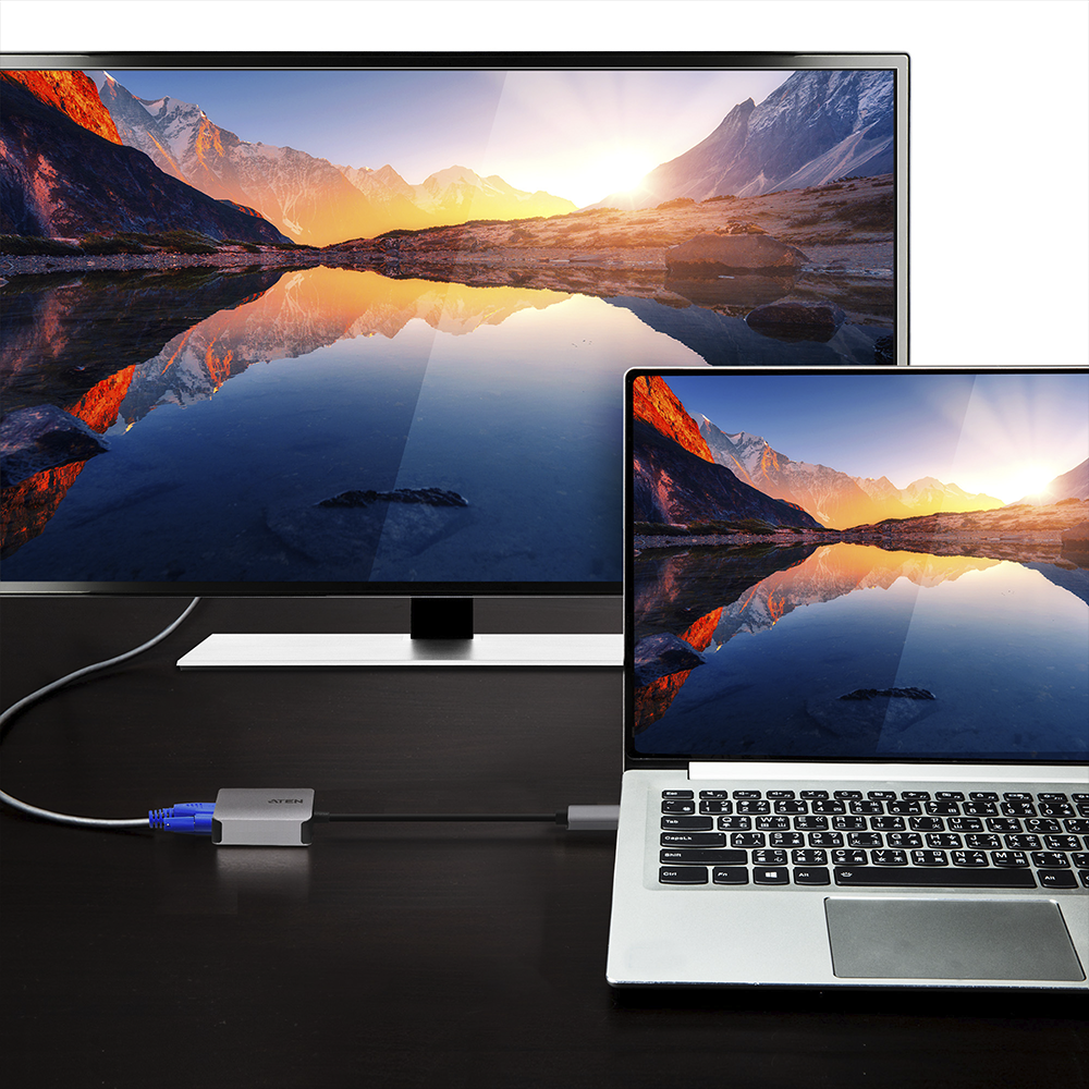 Adaptador USB-C a VGA
