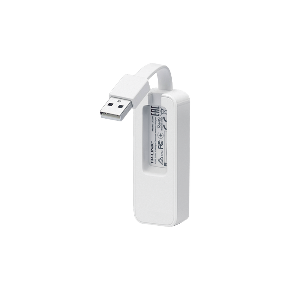 Adaptador de red Ethernet USB 2.0 a RJ45 100Mbps