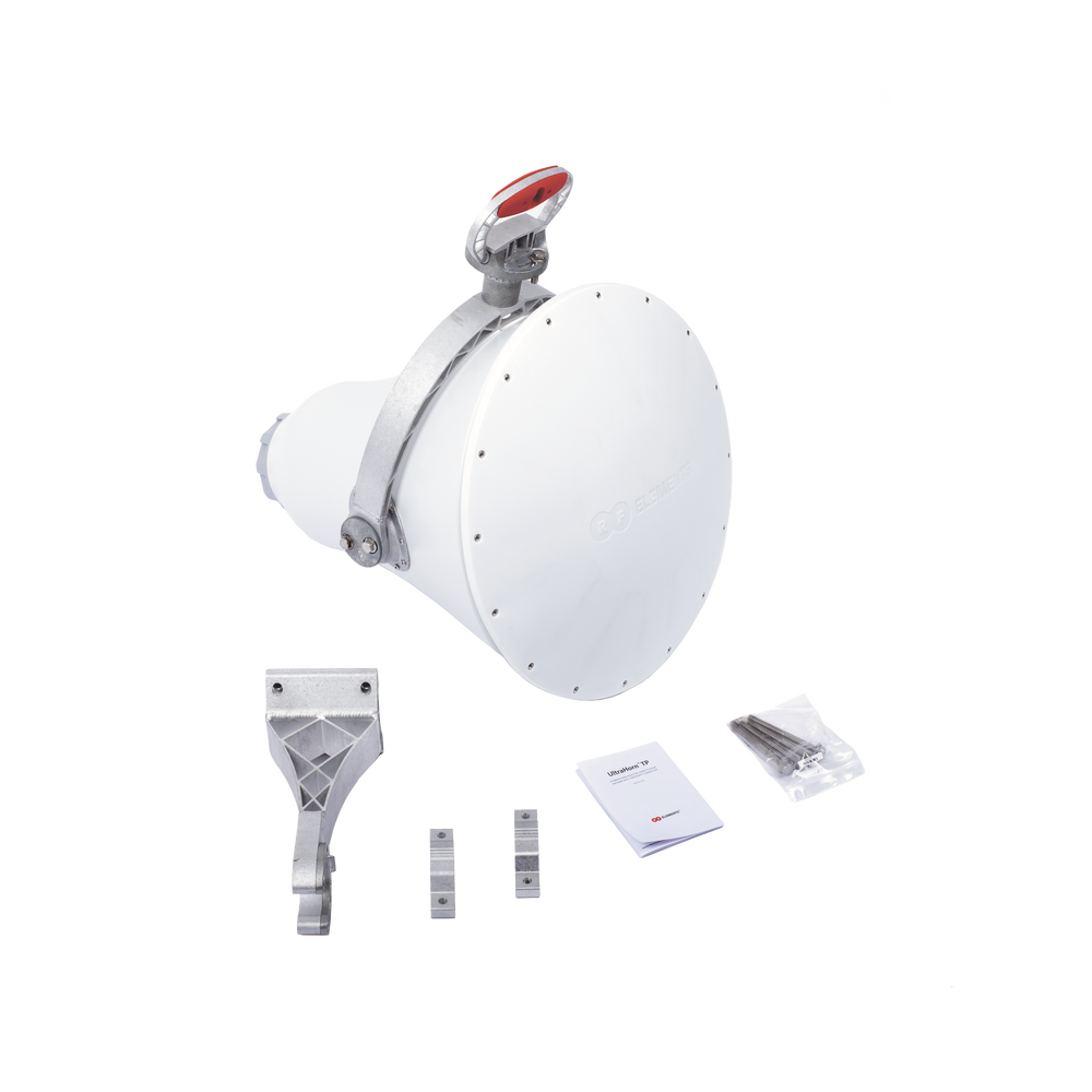 Antena direccional UltraHorn™ 5180-6775 GHz MHz, 24 dBi, ultra rechazo al ruido, conexión a radio sin pérdida y transmisión altamente direccional sin lóbulos laterales