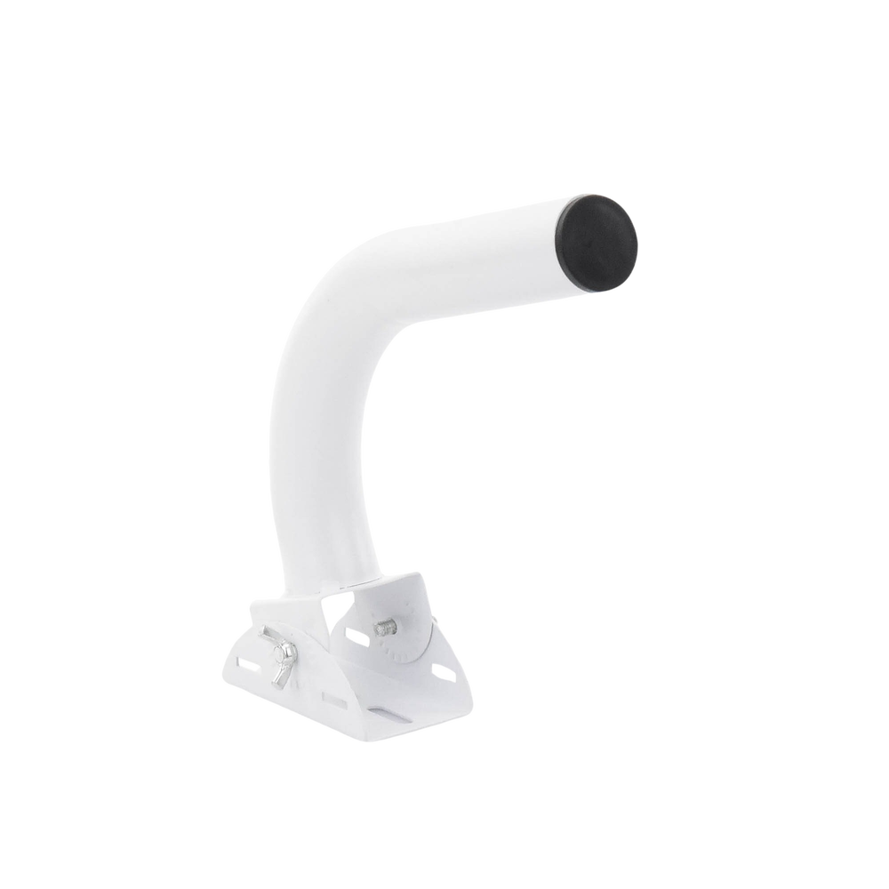 Montaje universal flexible para instalación en poste o pared, compatible con equipos Ubiquiti, Mimosa, Cambium y Altai