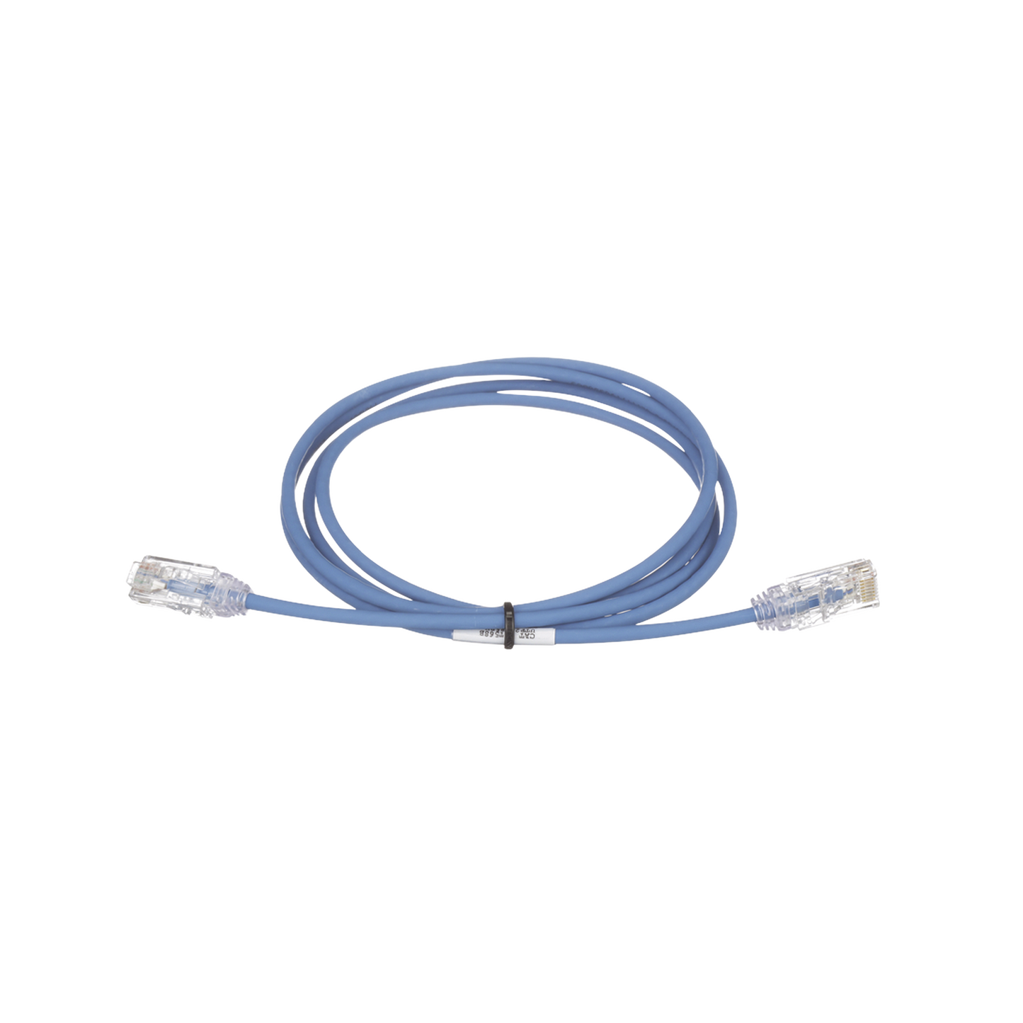 Cable de Parcheo TX6, UTP Cat6, Diámetro Reducido (28AWG), Color Azul, 12.5 Metros (41 Pies)