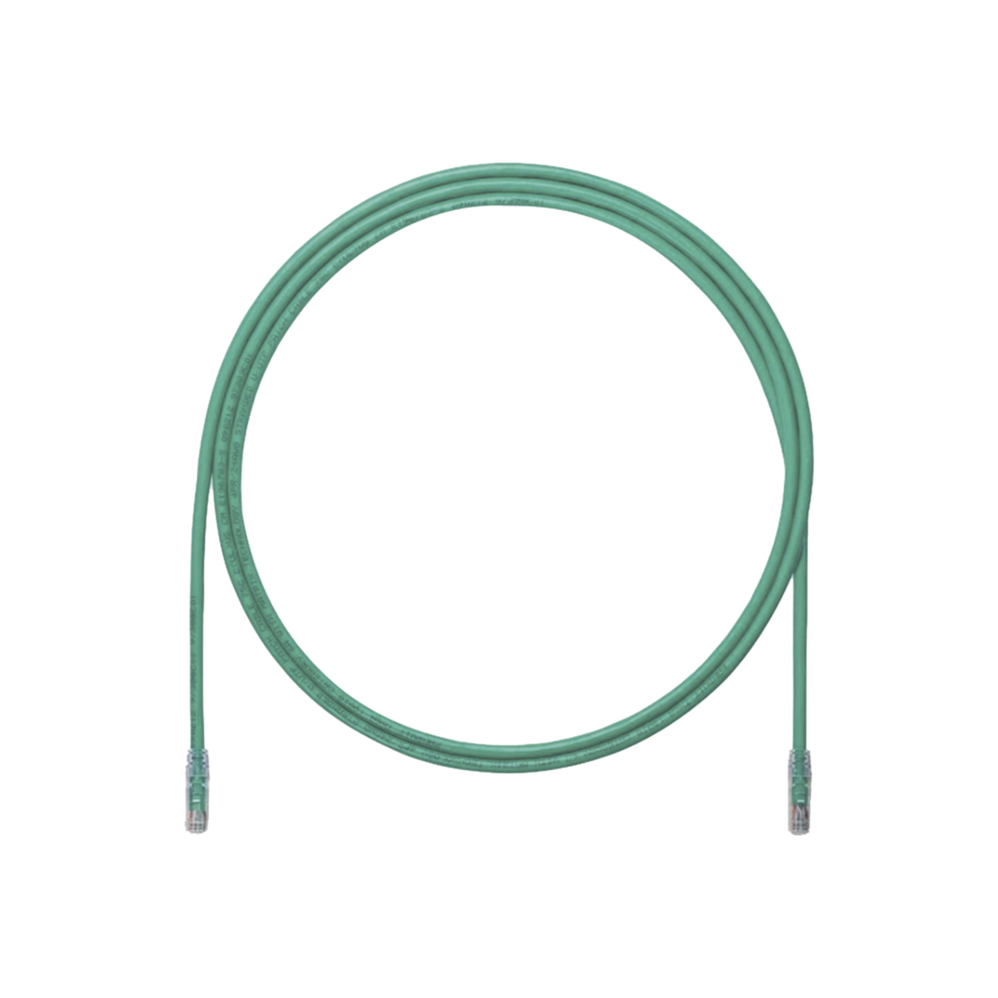 Cable de Parcheo UTP, Cat6A, 24 AWG, CM, Color Verde, 4.57 Metros (15 Pies)