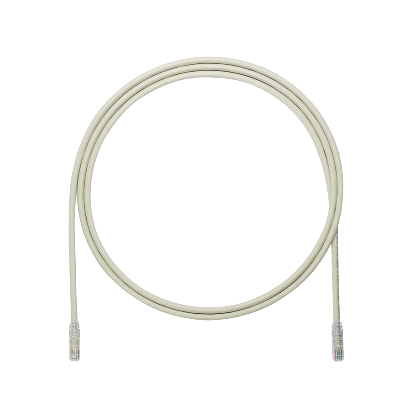 Cable de Parcheo UTP, Cat6A, 24 AWG, CM, Color Gris, 5.18 Metros (17 Pies)