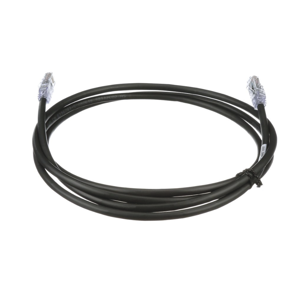 Cable de Parcheo UTP, Cat6A, 24 AWG, CM, Color Negro, 0.91 Metros (3 Pies)