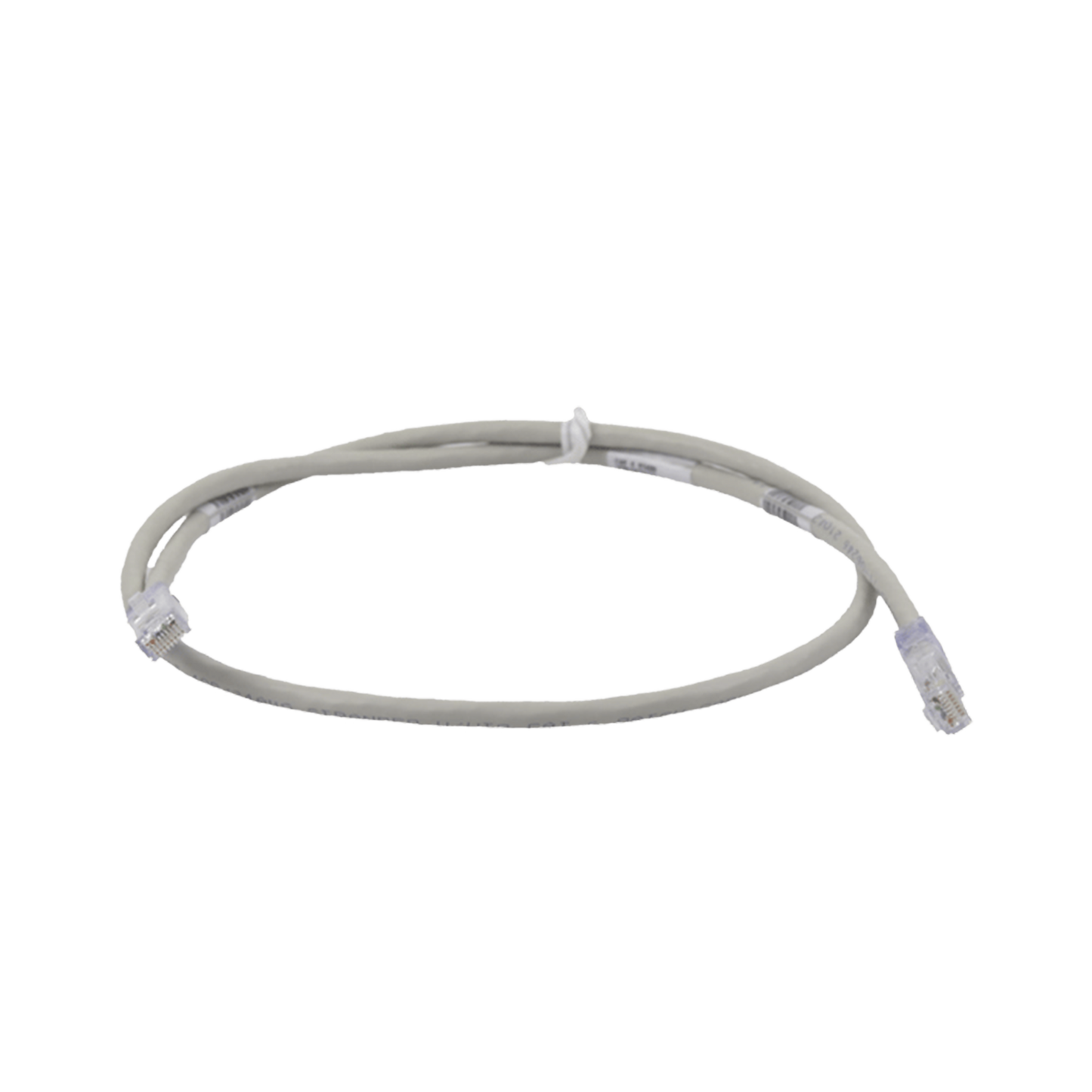 Cable de Parcheo TX6, UTP Cat6, 24 AWG, CM, Color Gris, 0.30 Metros (1 Pie)