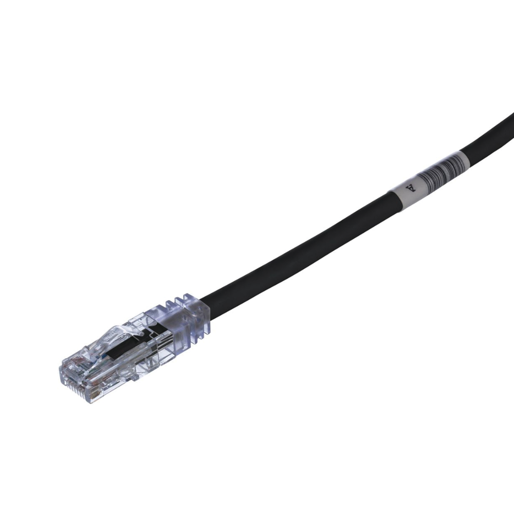Cable de Parcheo TX6, UTP Cat6, 24 AWG, CM, Color Negro, 0.91 Metros (3 Pies)