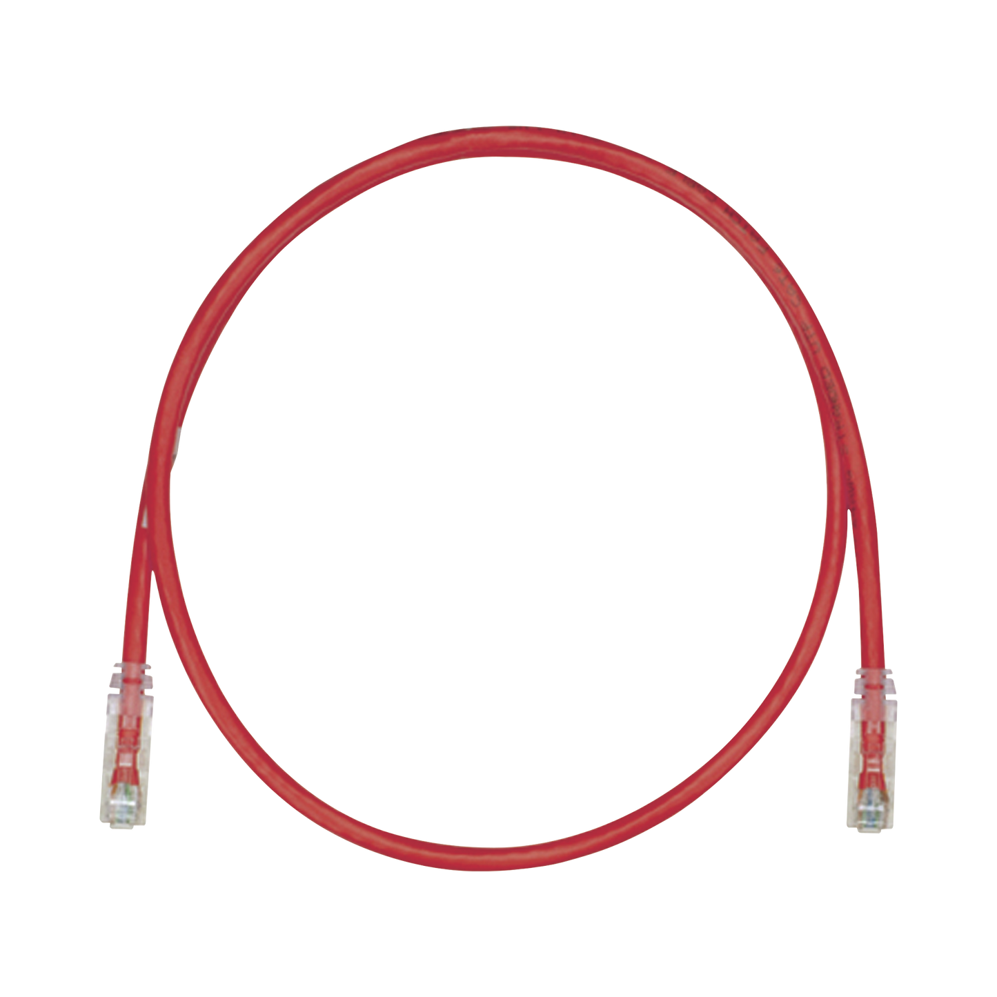 Cable de Parcheo UTP, Cat6A, 24 AWG, CM, Color Rojo, 21.34 Metros (70 Pies)