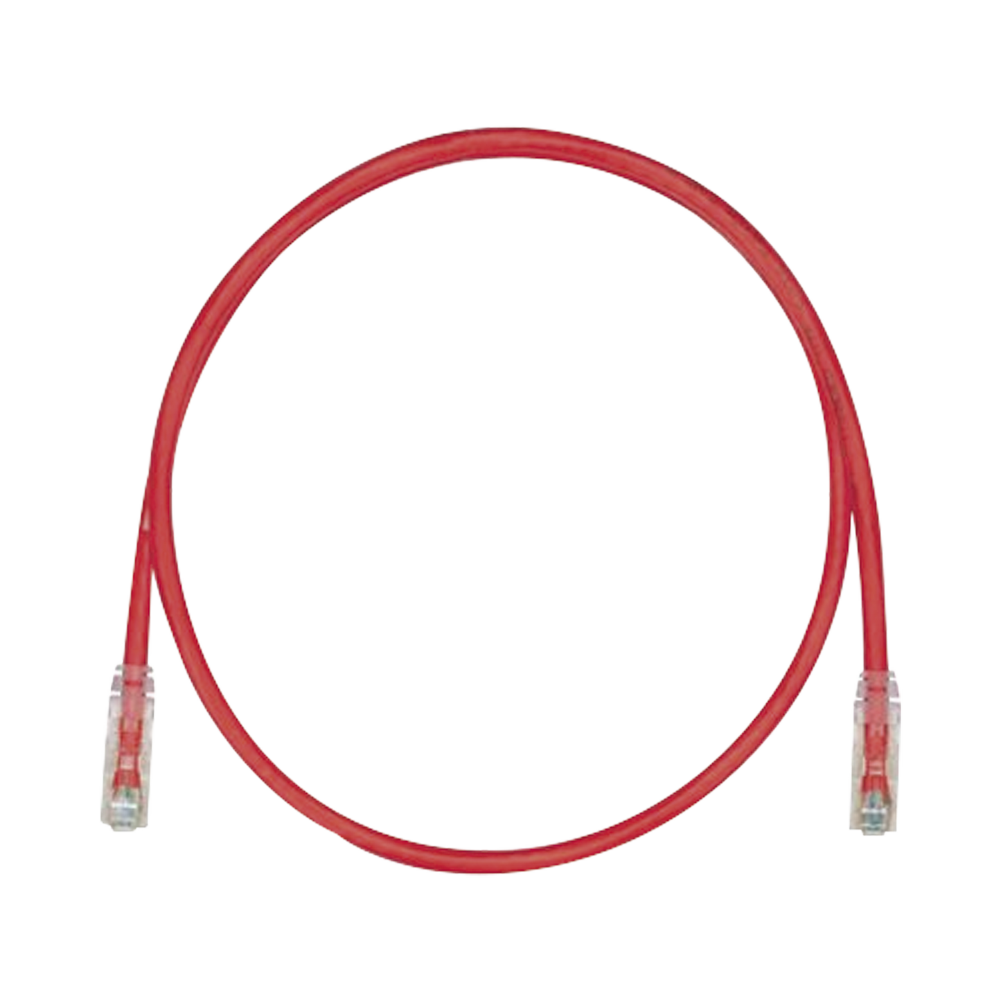Cable de Parcheo TX6, UTP Cat6, 24 AWG, CM, Color Rojo, 2.13 Metros (7 Pies)