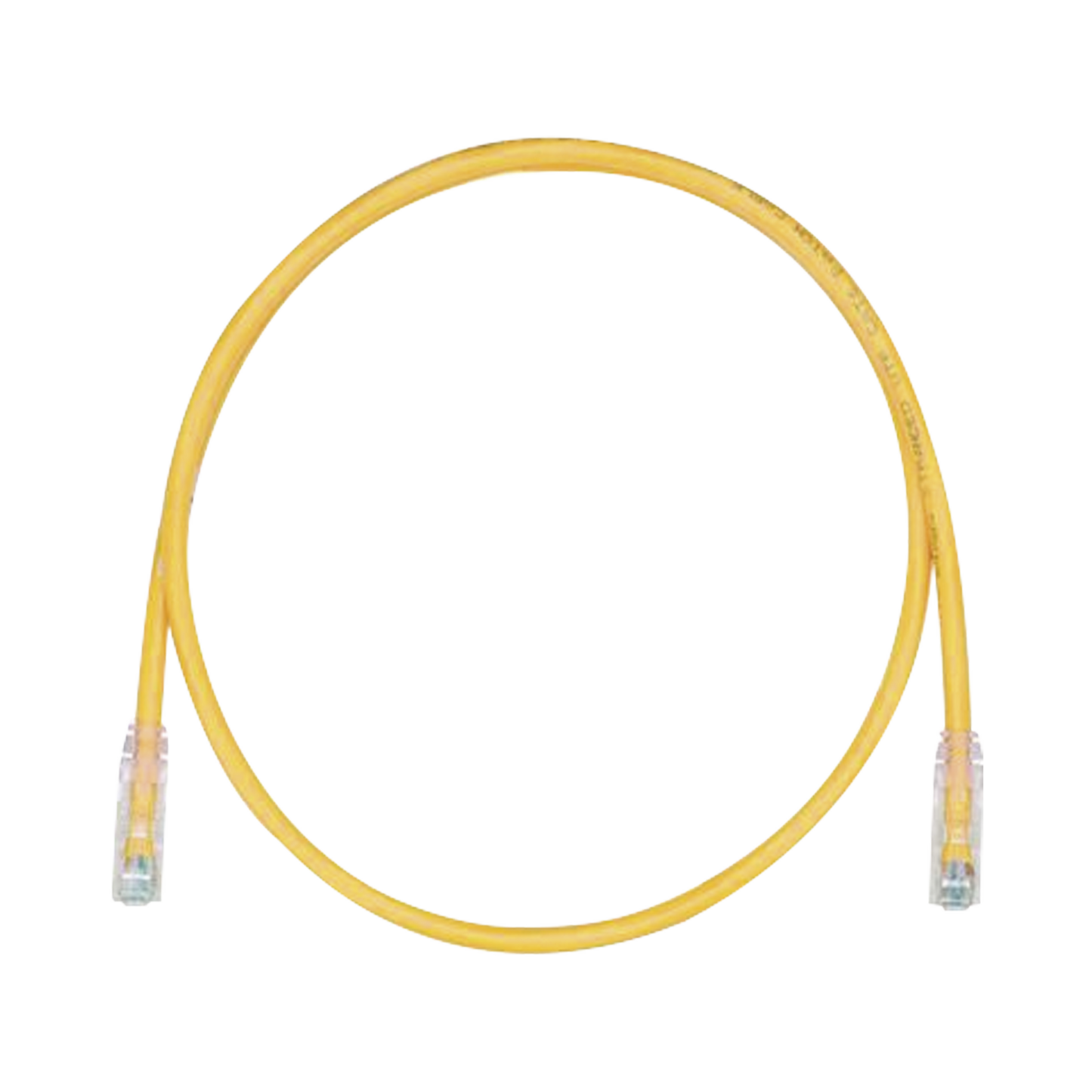 Cable de Parcheo TX6, UTP Cat6, 24 AWG, CM, Color Amarillo, 2.13 Metros (7 Pies)