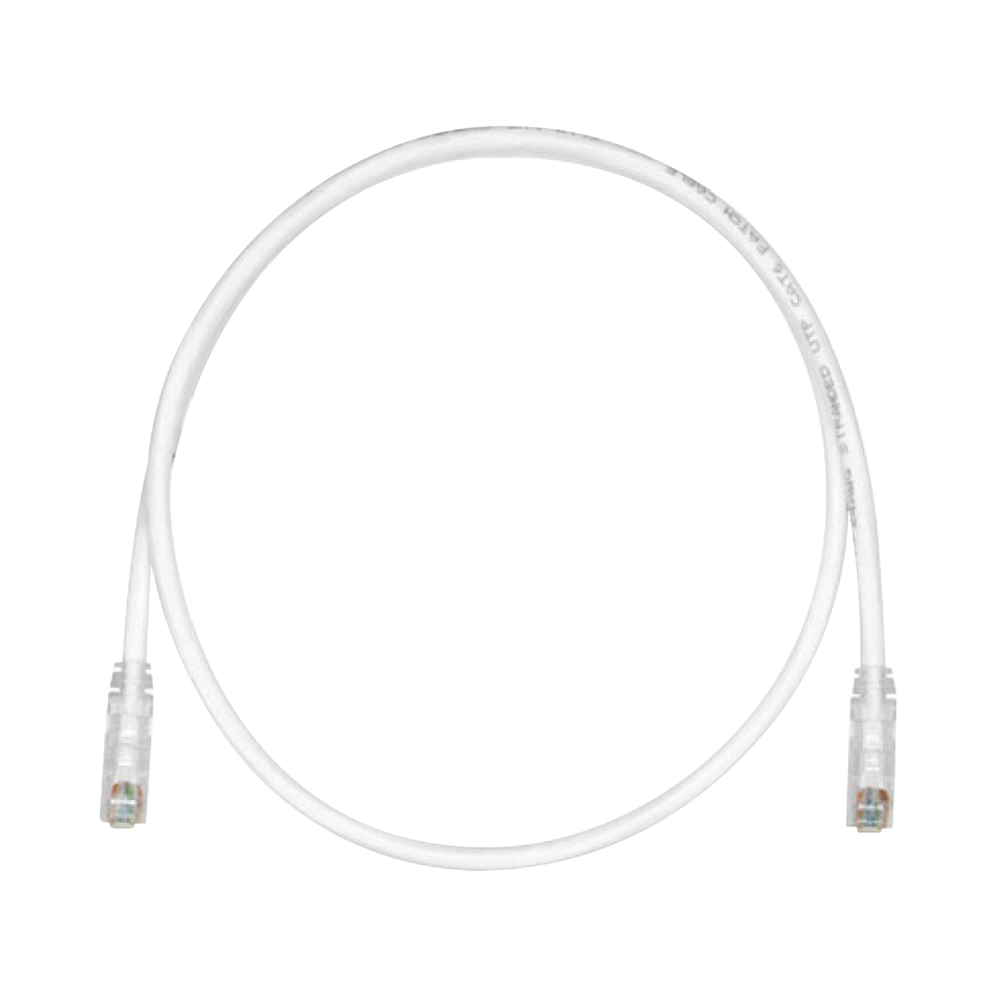 Cable de Parcheo TX6, UTP Cat6, 24 AWG, CM, Color Blanco Mate, 2.74 Metros (9 Pies)