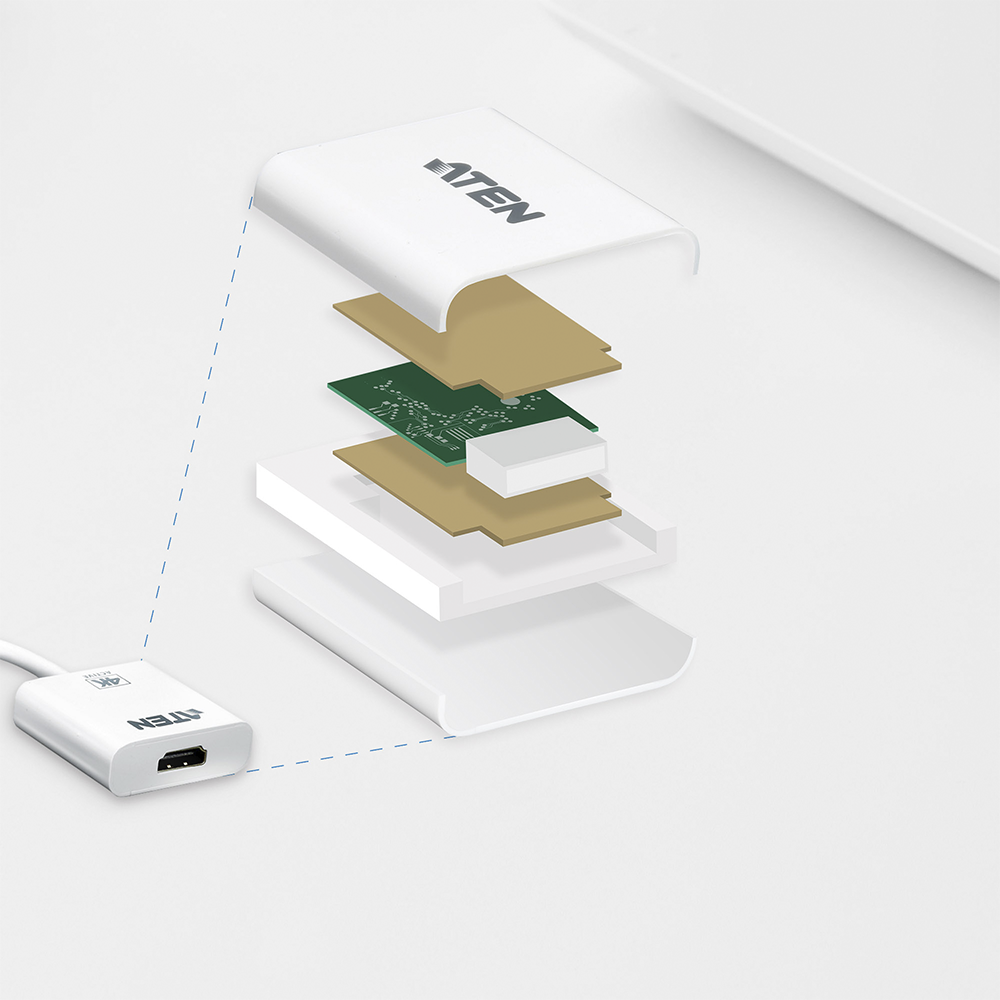 Adaptador activo de DisplayPort a HDMI | 4K | Compatible con audio |
