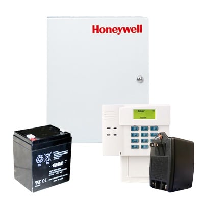 Kit de Panel de Alarma VISTA48LA con Bateria, Transformador y Gabinete pequeño