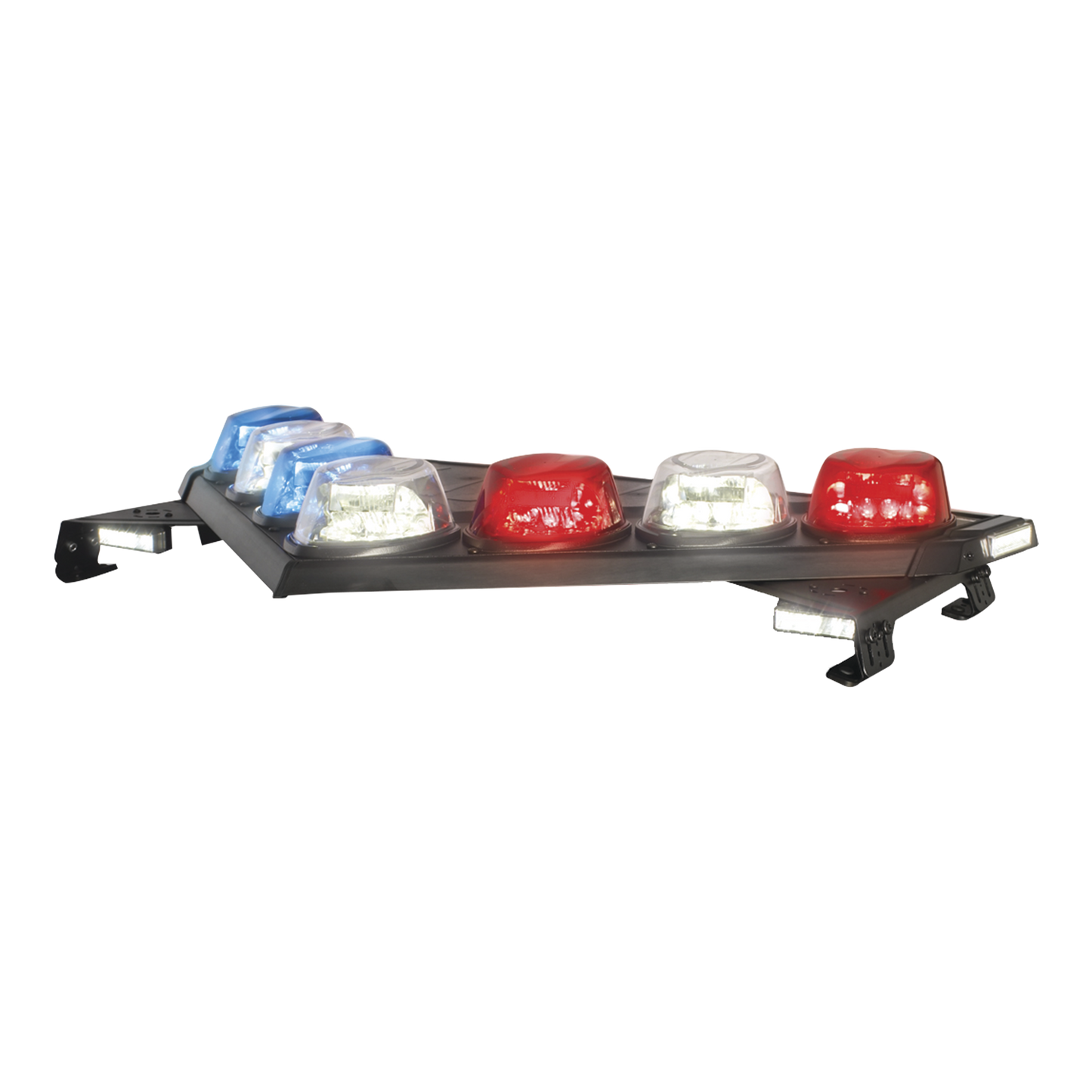 Barra de luces de emergencia VISION con diseño único en forma de "V"