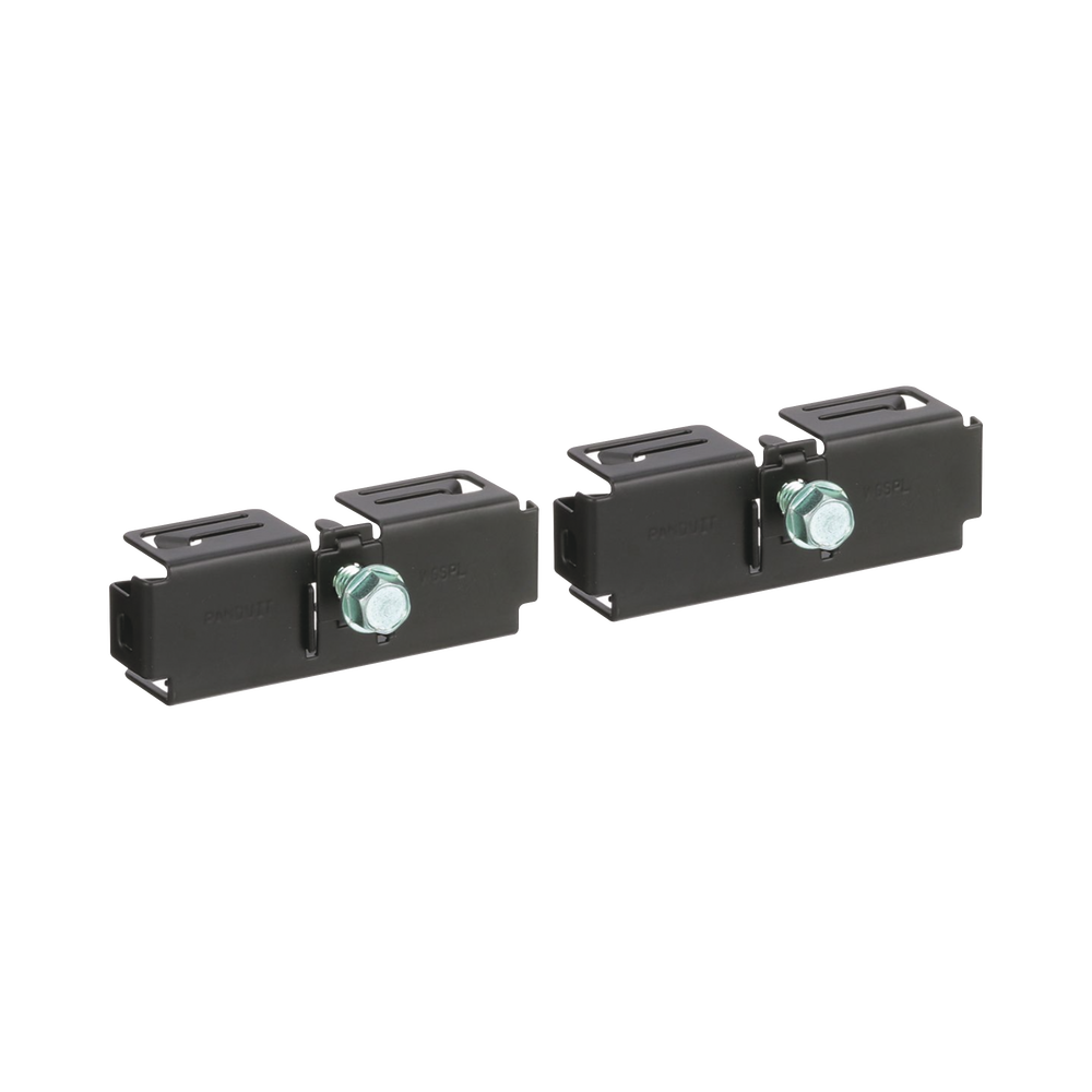 Kit de 2 Clips para Unión de Charolas Wyr-Grid de Panduit, Compatible con 8 y 12 in de Ancho, Color Negro