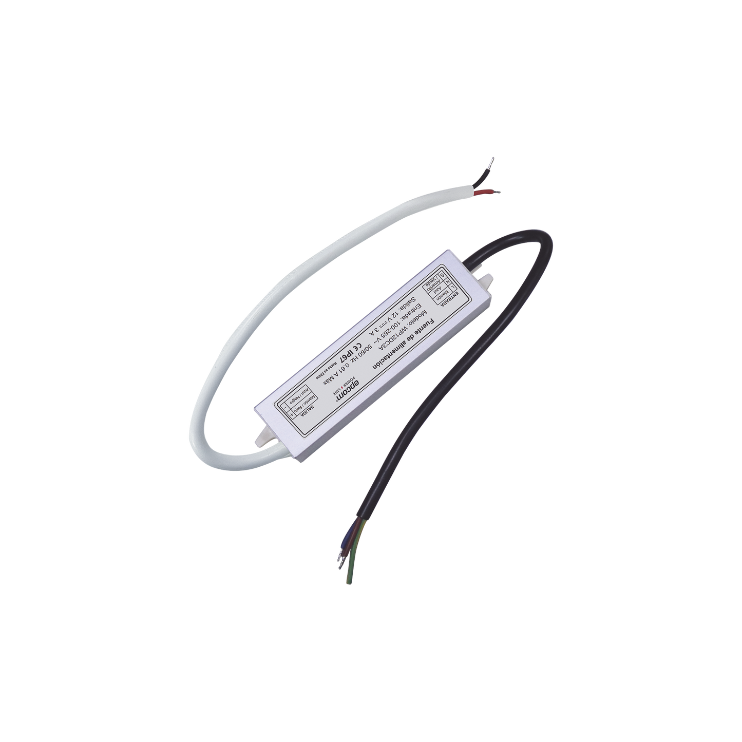 Fuente 12 V / 3 Amperes / Waterproof / Intemperie grado IP67