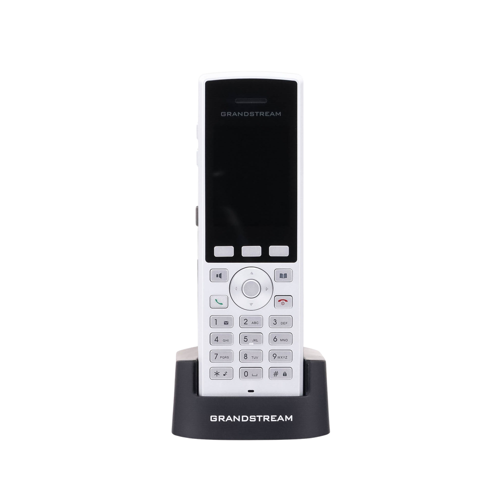 Teléfono WiFi portátil empresarial con 2 lineas y cuentas SIP, Bluetooth y botón Push-to-talk
