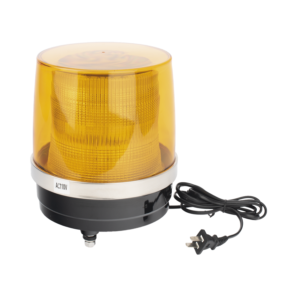 Burbuja Brillante de Larga Vida Útil, Con 150 LEDs, Color Ambar, Domo Ambar, 110 Vca