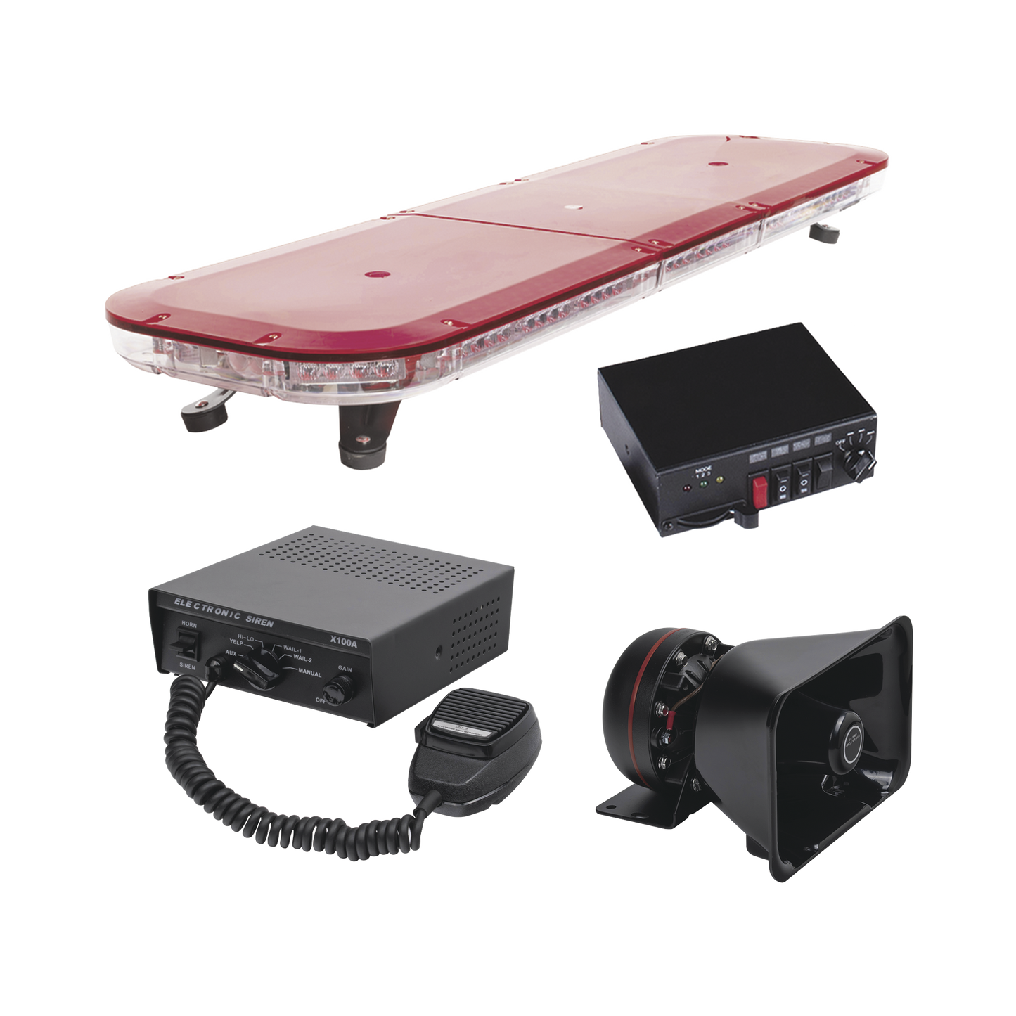 Kit básico para equipamiento de unidades de emergencias, ambulancias y vehículos de bomberos