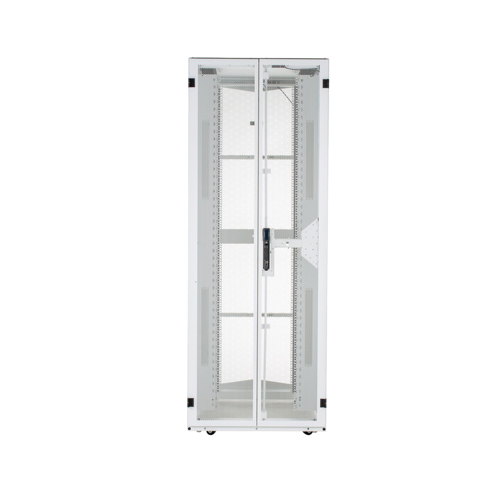 Gabinete FlexFusion para Centros de Datos, 42 UR, 600 mm de Ancho, 1070 mm de Profundidad, Fabricado en Acero, Color Blanco